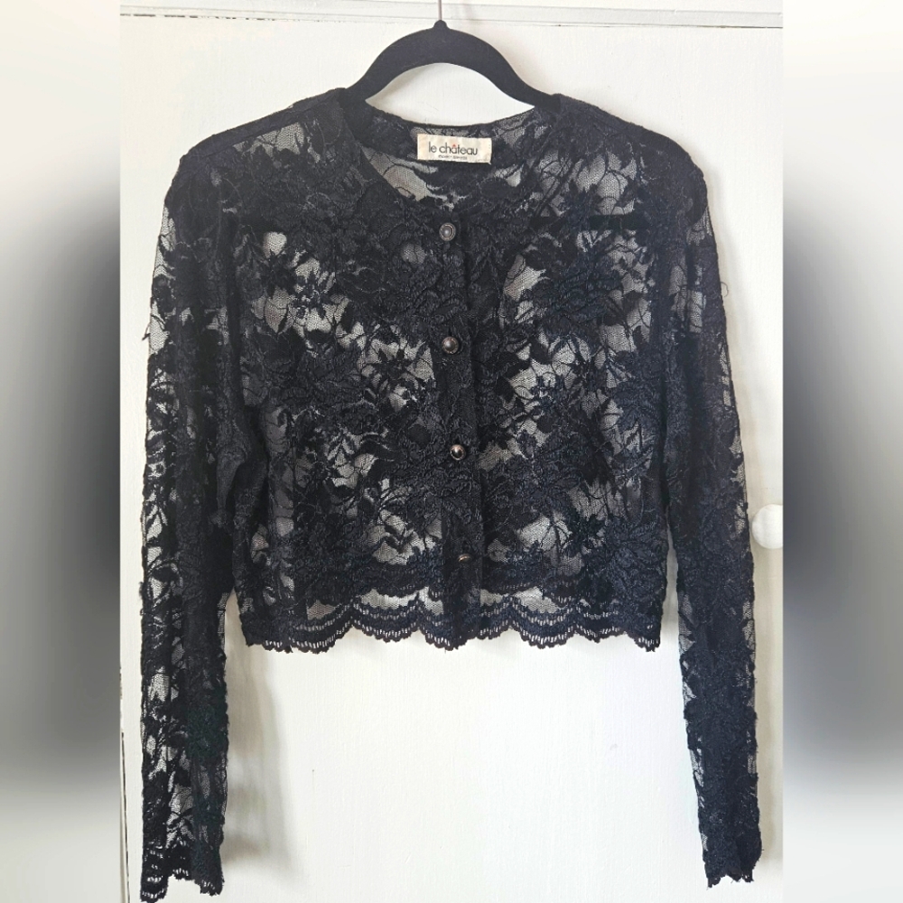 VTG 90s Le Chateau Lace Top